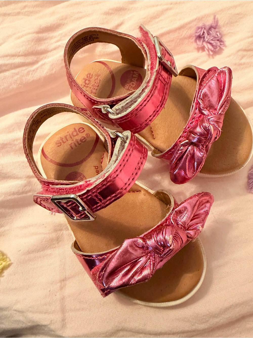 Stride Rite Little Kid Hot Pink Sandals 4M- Stride Rite Boxed